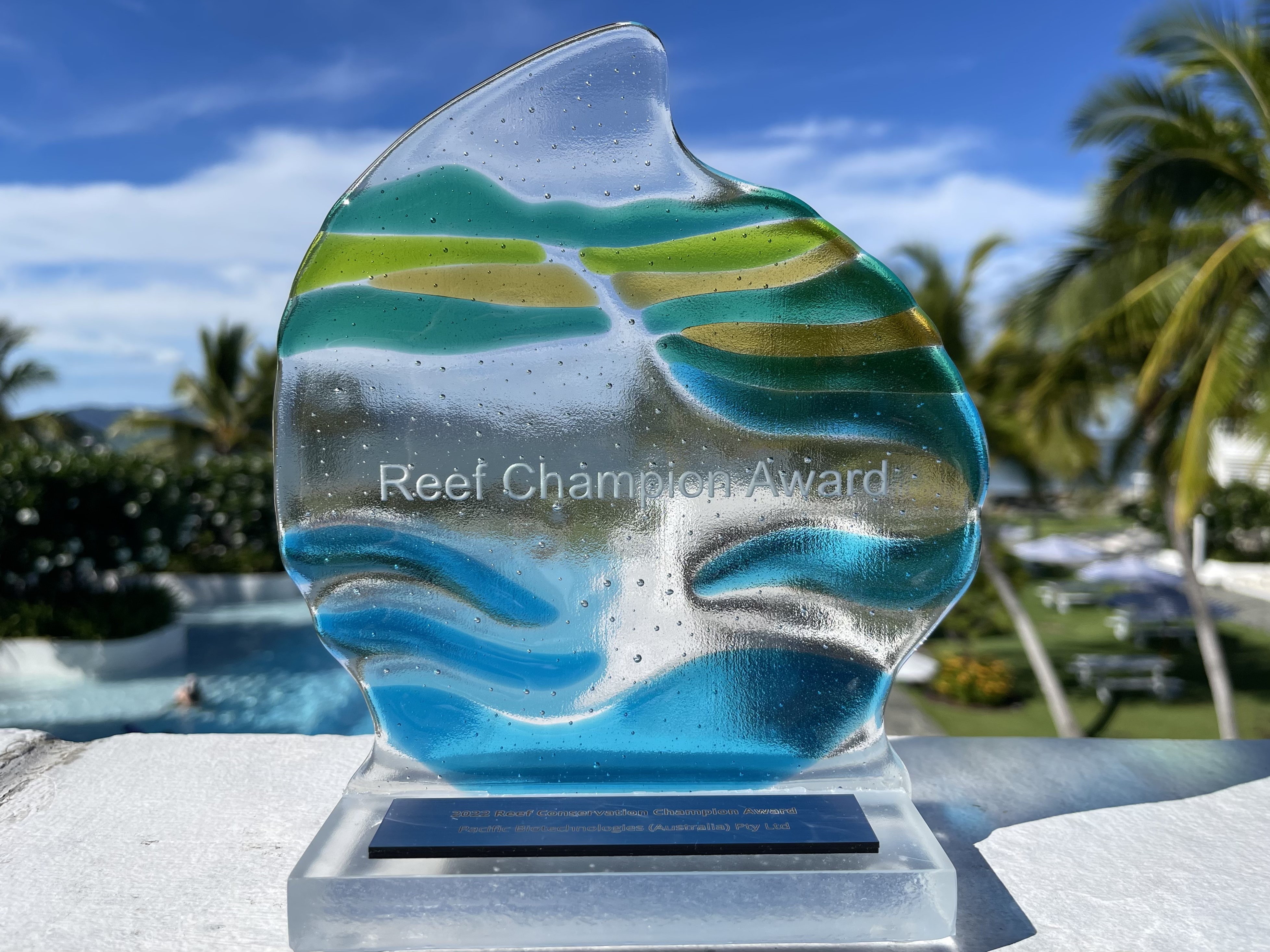 Reef Champions Award Trophy